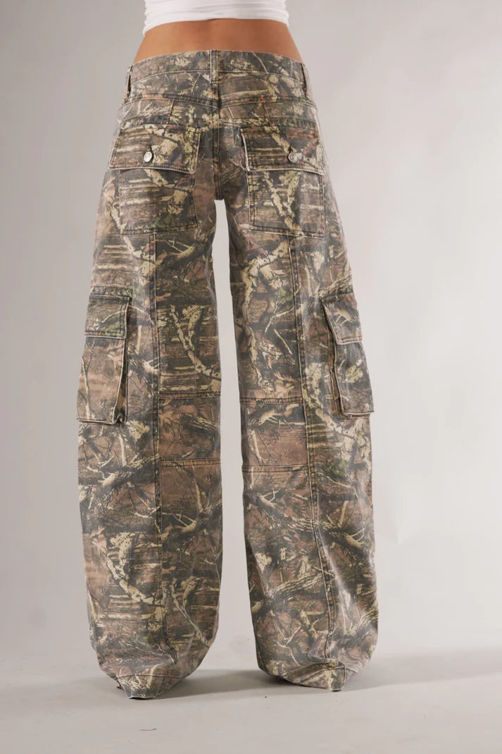 Unisex Camo Cargo Pants