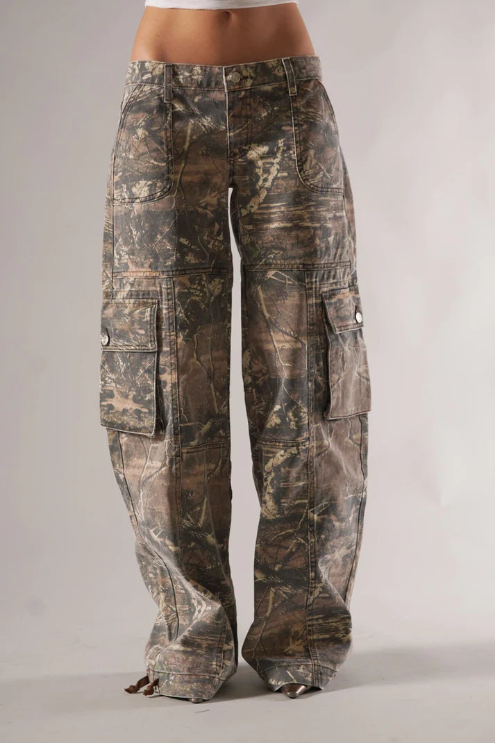 Unisex Camo Cargo Pants